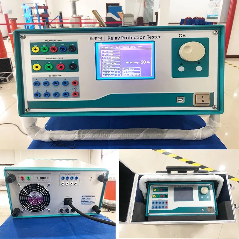 3 Phase Secondary Injection Relay Test Set Omicron Protective Relay Tester Substation Secondary Injection Test Kit Relay Test Set and Measurement Equipment
