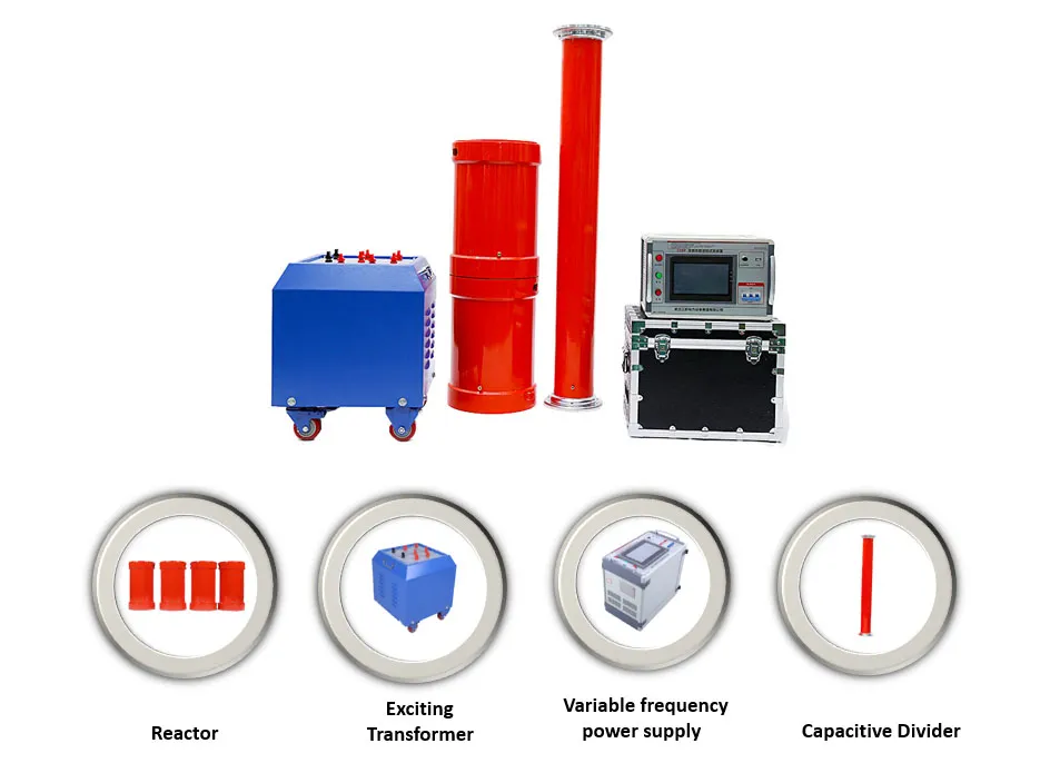 300kv AC Resonant Test Set Transformer Use Protection System Resonant Test System