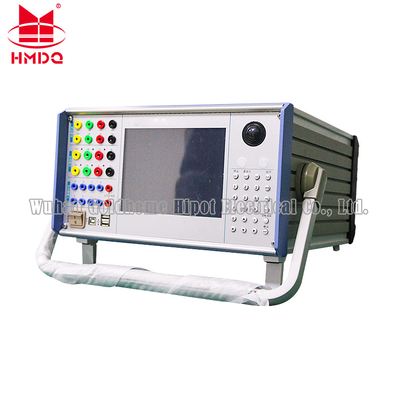6 Phase Protection Relay Tester Secondary Current Injection Relay Test Set