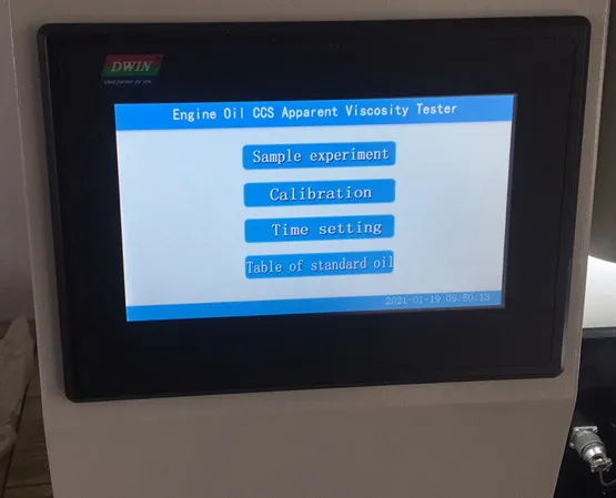 ASTM D5293 Automated Engine Oils CCS Apparent Viscosity Meter Using Cold-Cranking Simulator