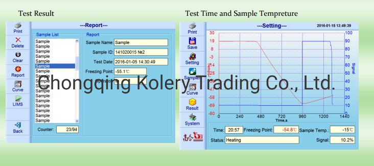 ASTM D7153 Automatic Laser Method Oil Freezing Point Tester