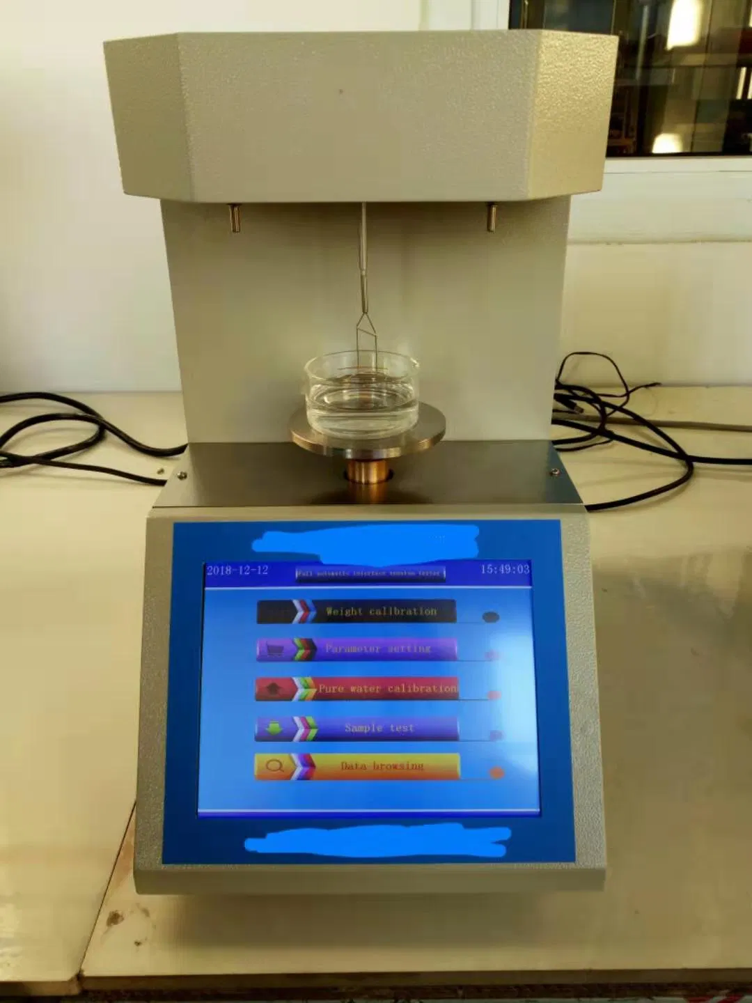 ASTM D971 Insulating Oil Interfacial & Surface Tension Meter by Platinum Ring Method