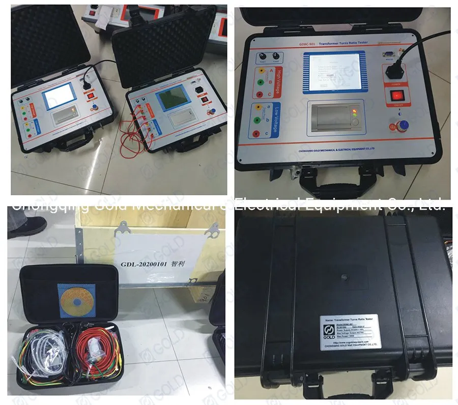 Automatic Single and Three Phase Transformer TTR Meter Transformer Polarity CT Turns Ratio Tester