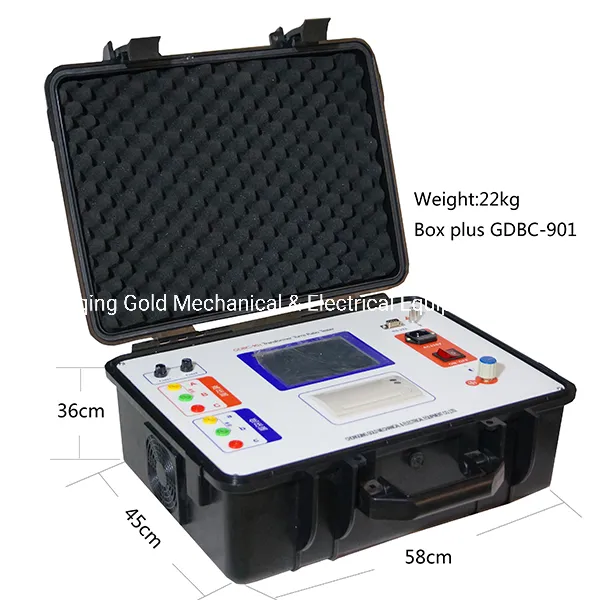 Automatic Single and Three Phase Transformer TTR Meter Transformer Polarity CT Turns Ratio Tester