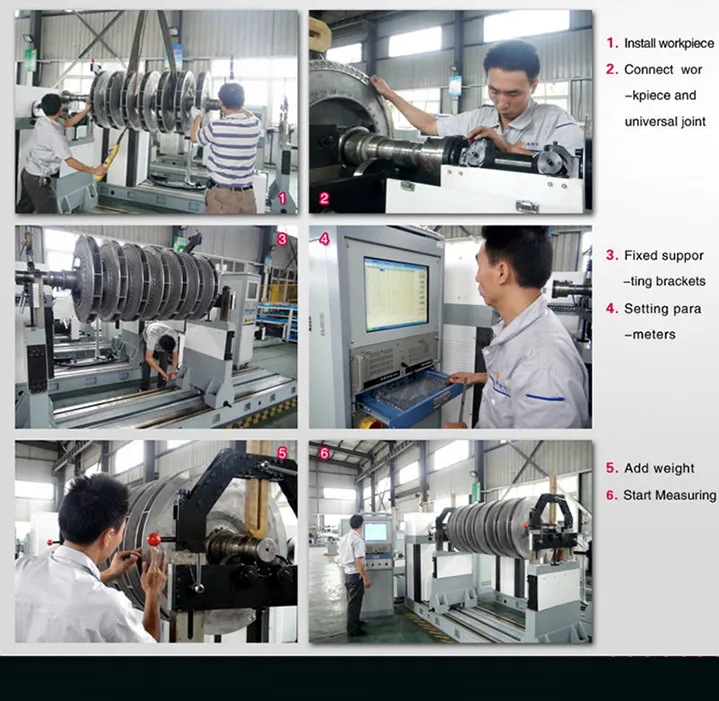 Centrifuges Fan Blower Impeller Balancing Machine