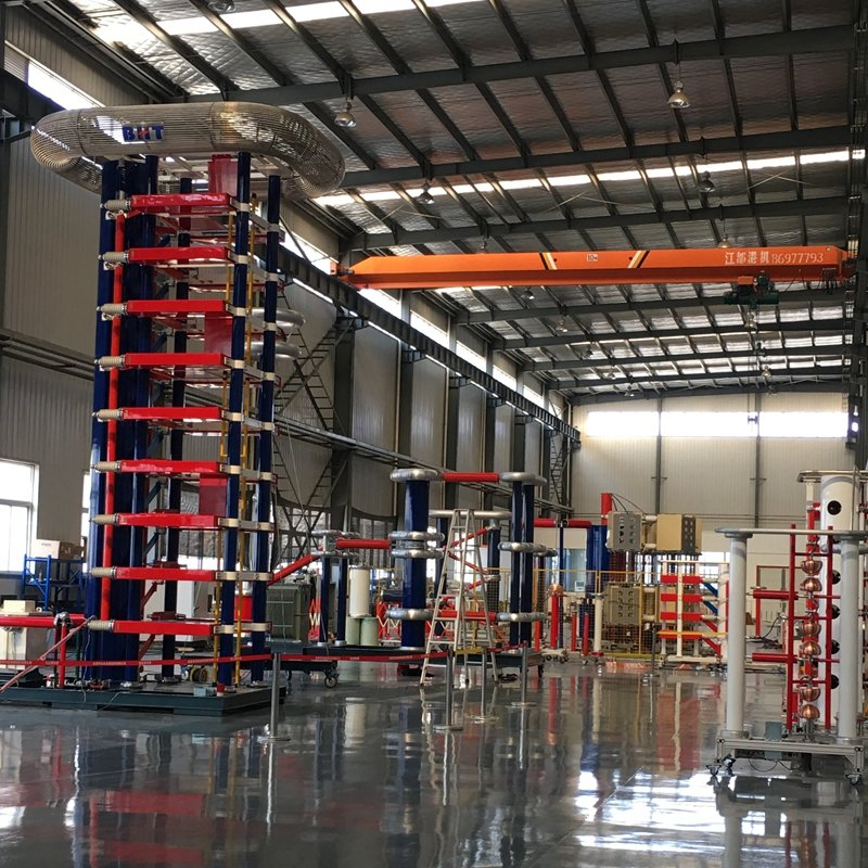 Custom Transformer Lightning Surge Impulse Voltage Generators for Test