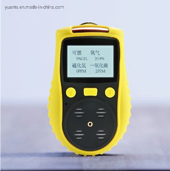Diffusion Type Portable Multi Gas Detector 4 Gas Monitor CH4 Co H2s O2 Gas Meter
