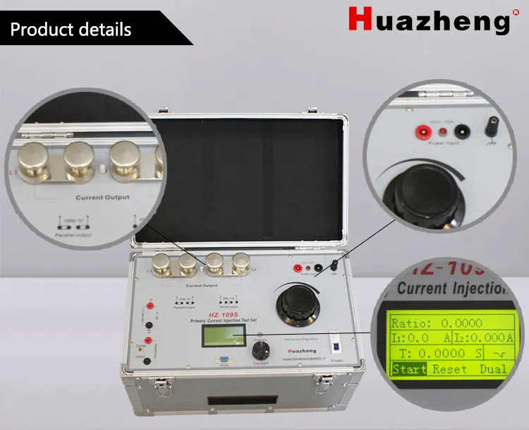 Digital Primary Current and Secondary Current Injection Test Equipment Set