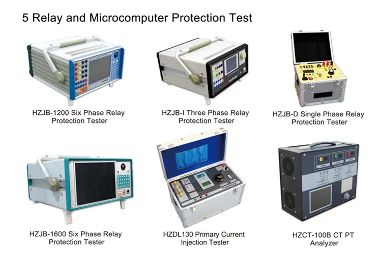 Digital Primary Current and Secondary Current Injection Test Equipment Set