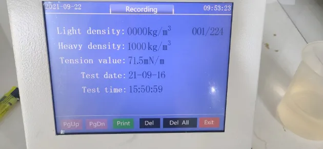 Fully Automatic Du Nouy Ring Interfacial Tension Test Equipment