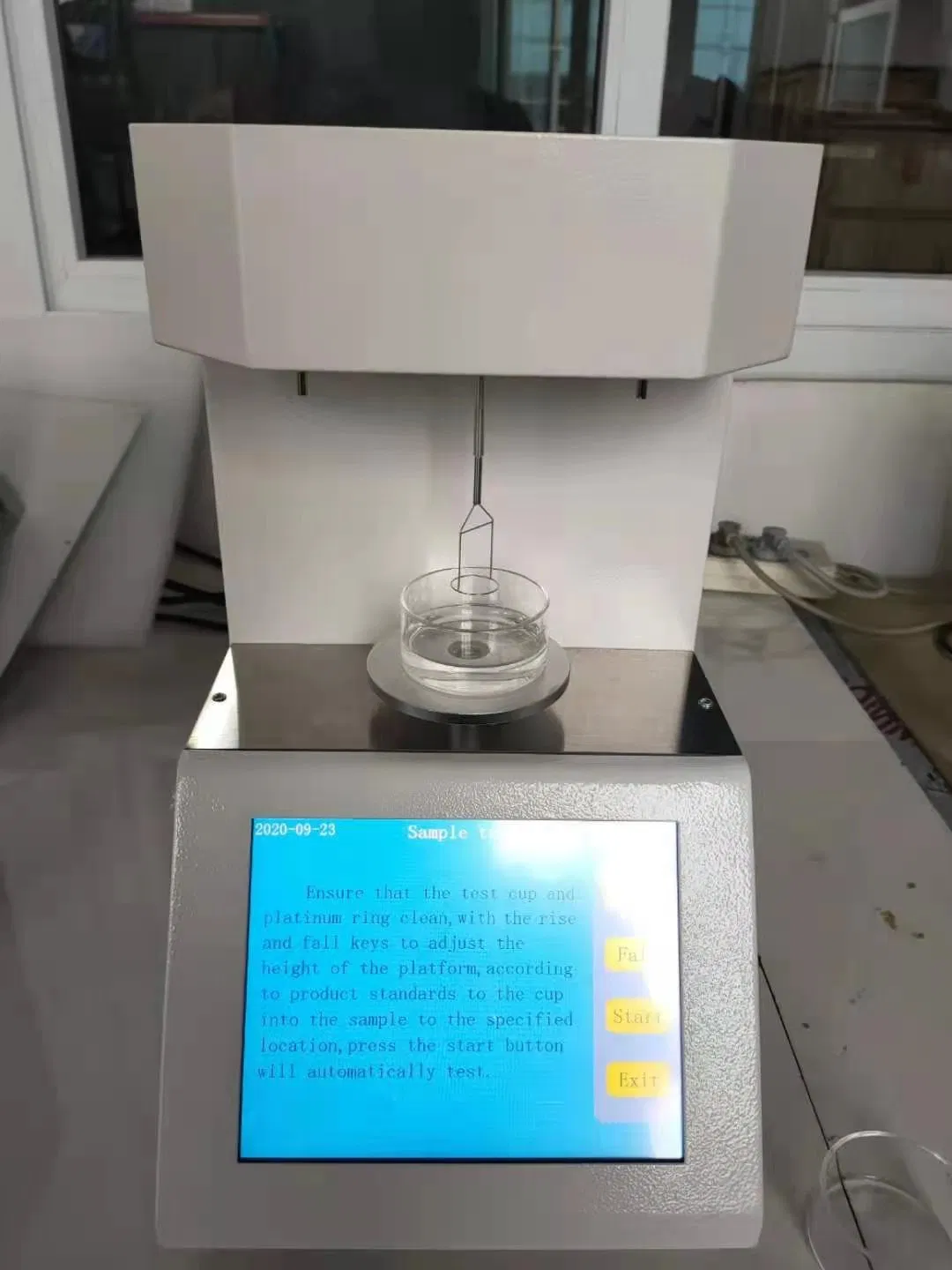 Fully Automatic Du Nouy Ring Interfacial Tension Test Equipment
