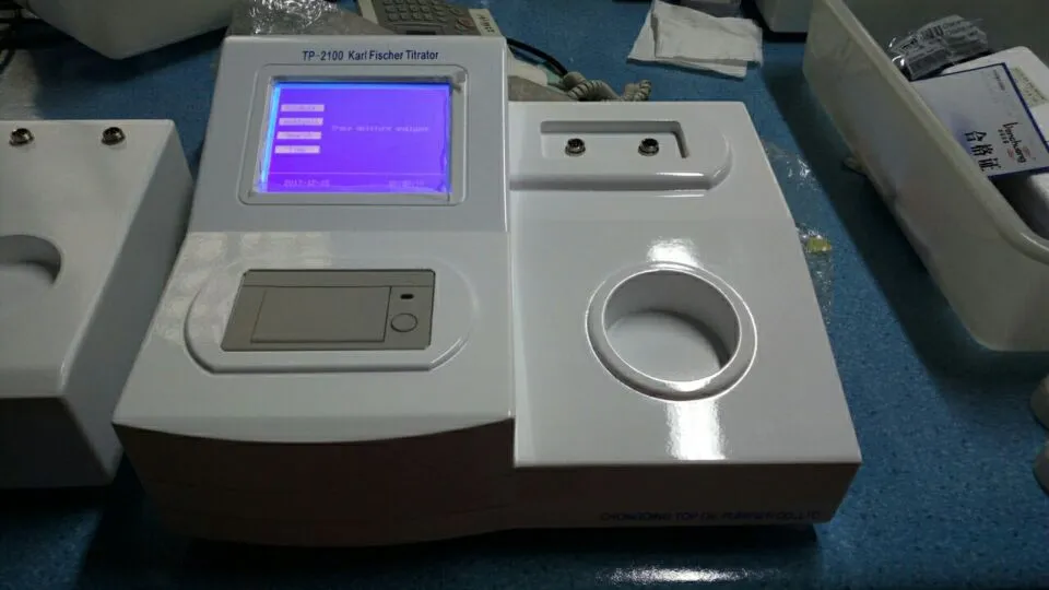 High Accuracy Fully Automatic Karl Fischer Water Content Tester Tp-2100
