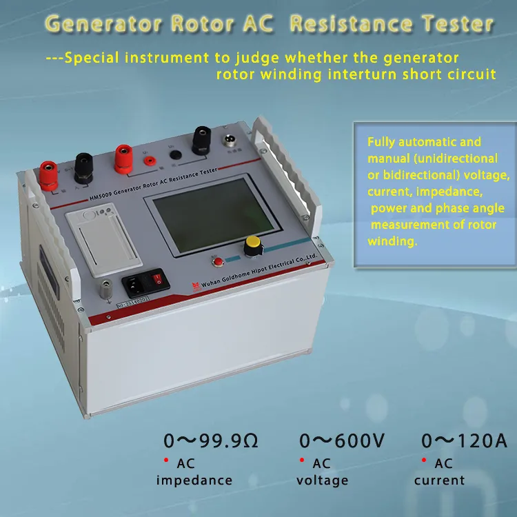 Hm5009 Generator Rotor AC Impedance Tester