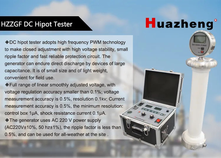 Hv Hipot DC Tester with Step Voltage Zgf 60kv 3mA