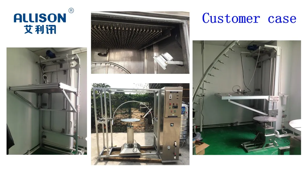 IEC60529 Ipx5 Ipx6 Automatic Strong Flush Water Jet Test Chamber