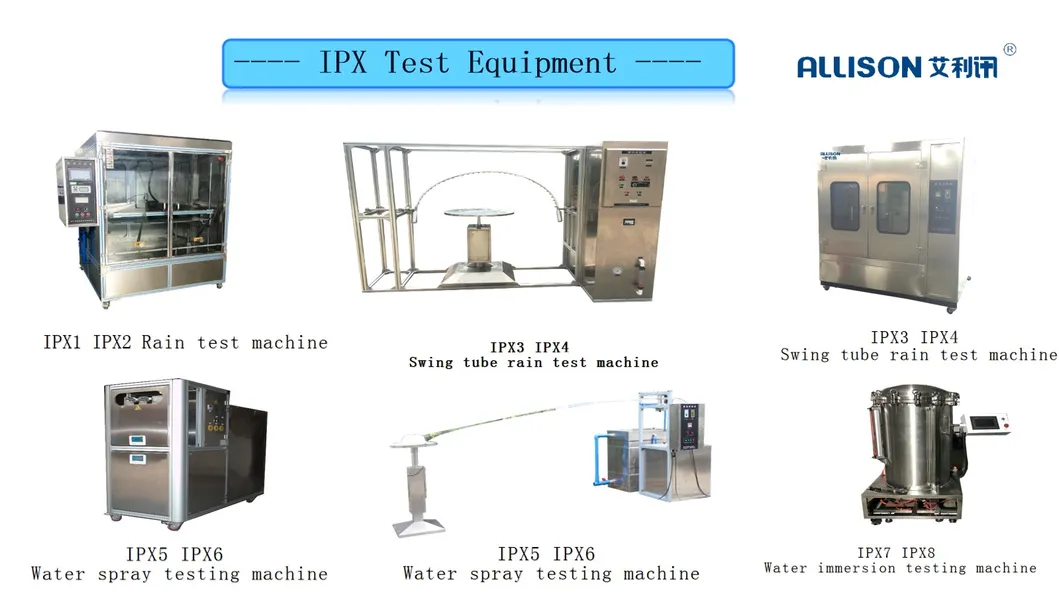 IP Testing Equipment IEC60335 Ipx3 Ipx4 Anti-Water IP Code Lab Testing Equipmen