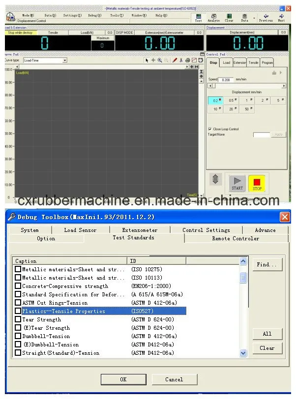 Multi-Function Electronic Tensile Machine/Universal Testing Machine/Elongation Testing Equipment