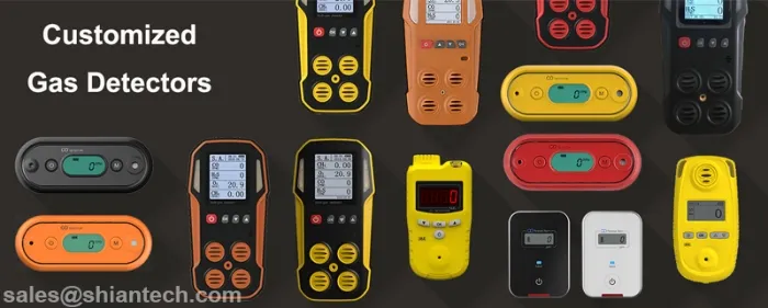 OEM Rechargeable Portable Gas Monitor/Detector with UK Sensor 4 Gas Detector