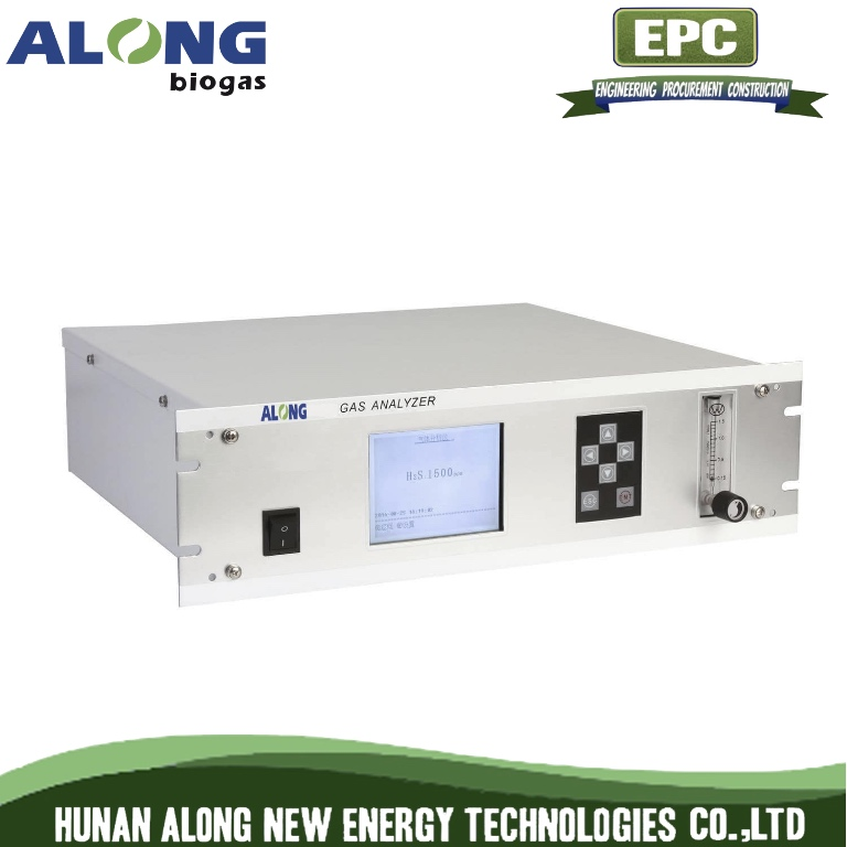 Online Biogas Analyzer H2s, Co, CO2, CH4, C3h8, O2, So2 Detector