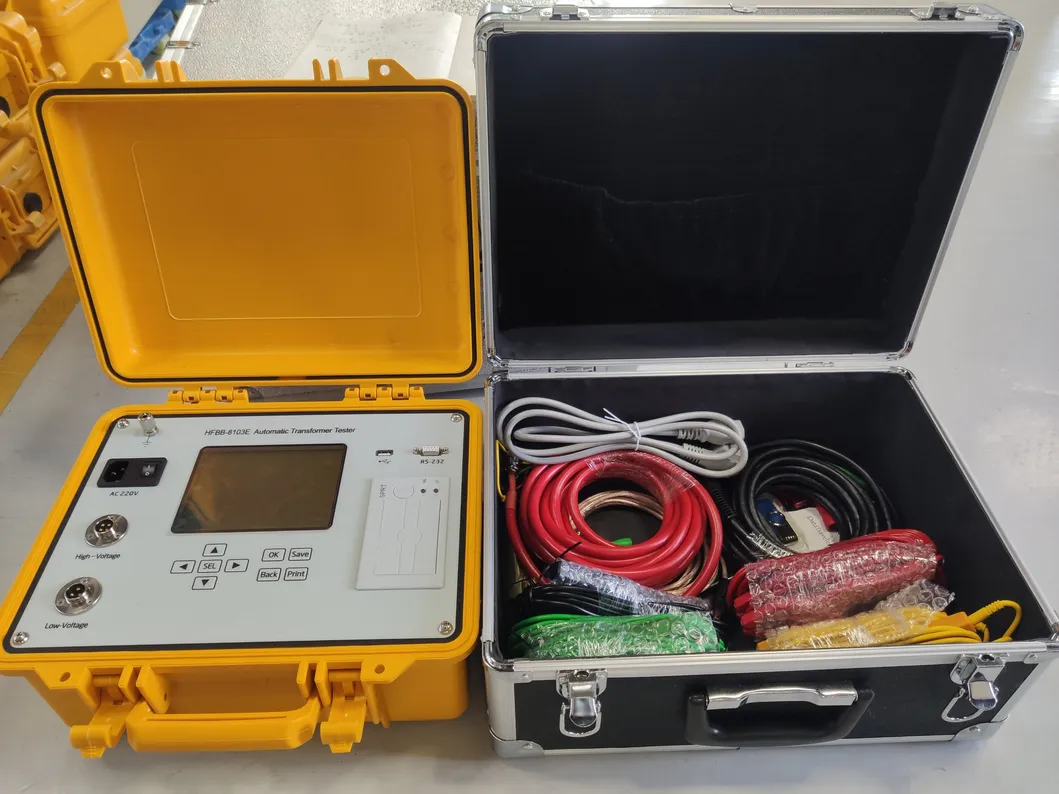 Portable Handheld TTR Meter 3 Phase Transformer Turns Ratio Tester