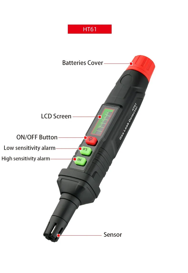 Portable Mini Gas Leak Detector