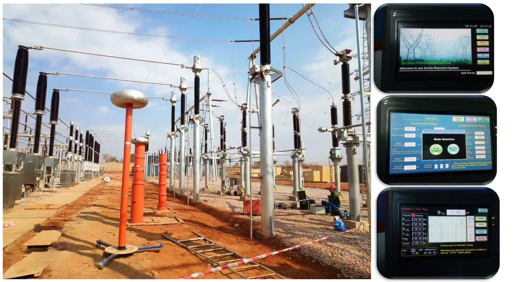 Reliable 135kVA 108kv Variable Power Frequency Series AC Resonant Test Systems for High Voltage Cables