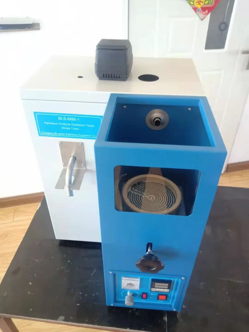 Single Tube Gasoline Oil Diesel Fuel Oil Distillation Apparatus