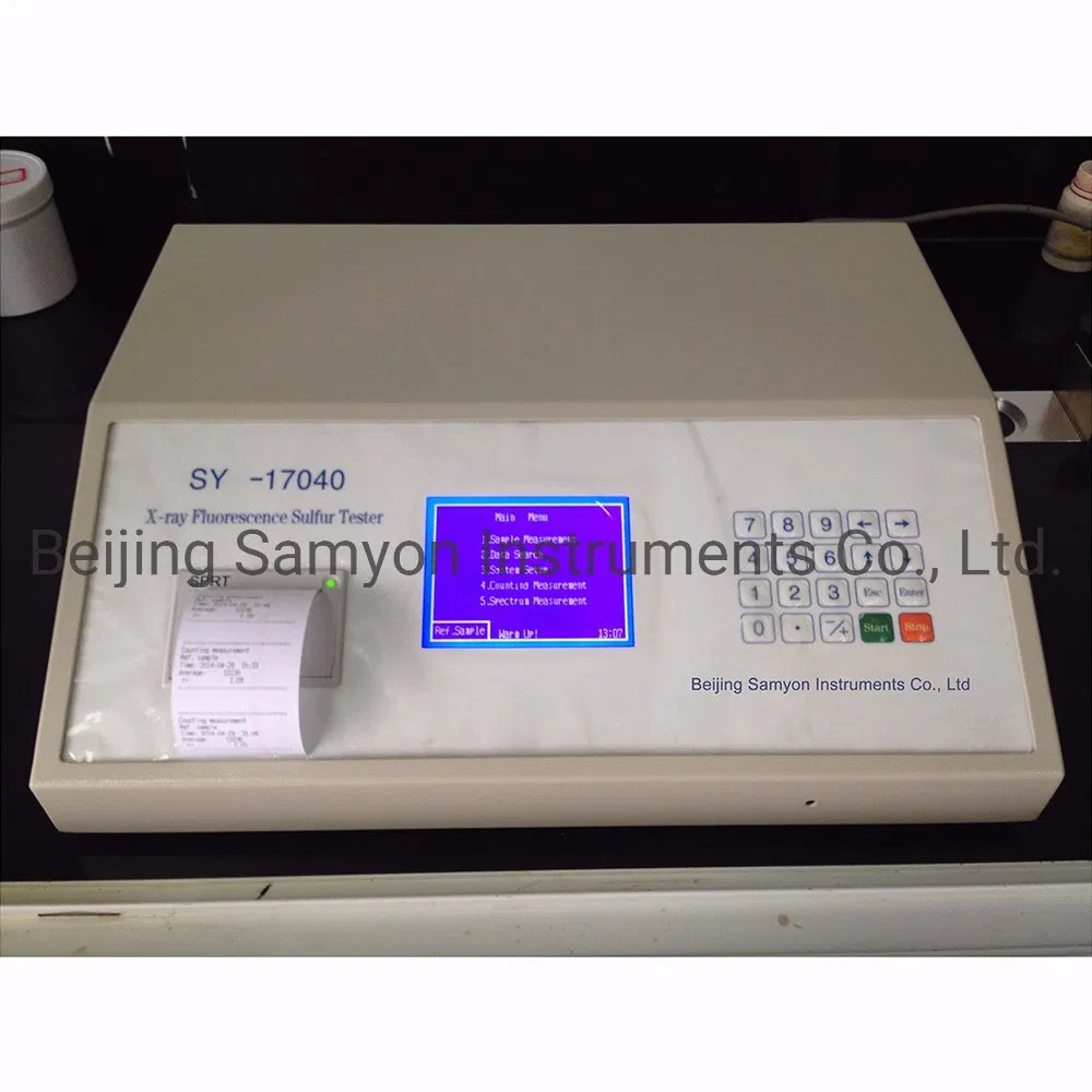 Sy-17040 X-ray Fluorescence Sulfur-in-Oil Analyzer