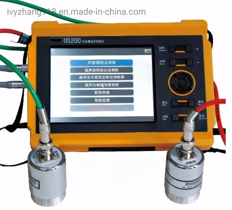Ultrasonic Detector Pile Internal Defect Basic Pile Integrity Tester Ultrasonic Penetration Equipment Foundation Pile Detector Surface Damage Layer Tester