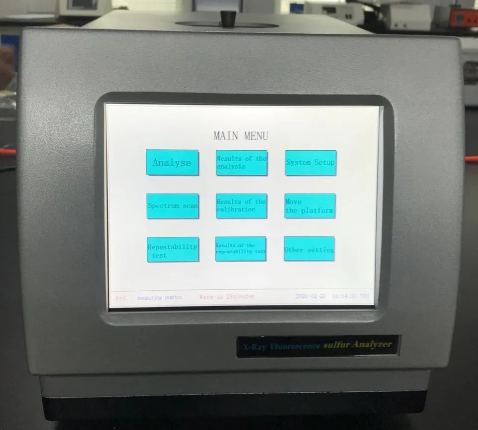 Xrf Elemental Analysis Lube Oil Sulfur Content Analyzer by ASTM D4294