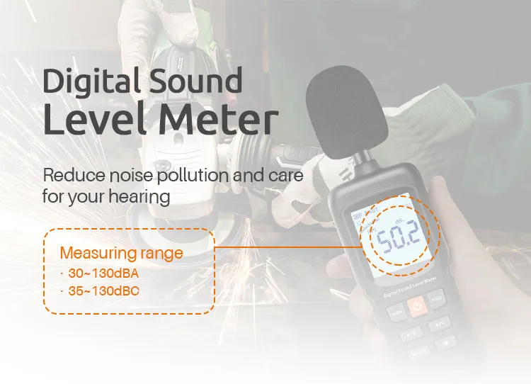 Yw-532X 30-130 dB Digital Sound Level Meter
